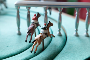 Miniature game of horse race