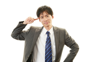 苦悩するビジネスマン