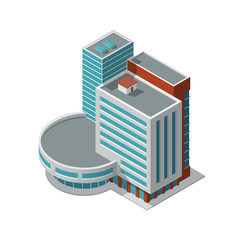 Office building isometric