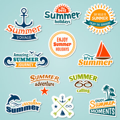 Summer element sticker