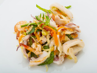 Asian seafood salad