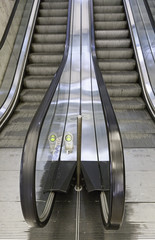 Mechanical stairs indoor