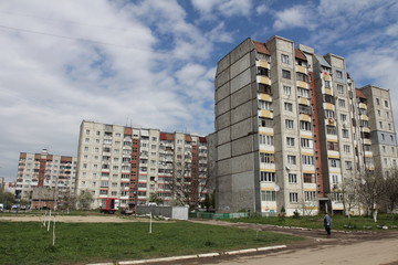 Soviet apartment blocks