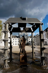 Brunnen auf dem Schlossplatz Saarbrücken
