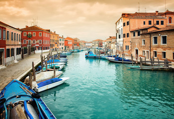 Deatil old architectureon  island  Murano in Venice - obrazy, fototapety, plakaty