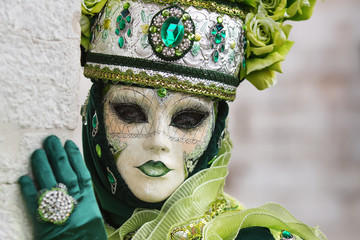 Carneval mask in Venice - Venetian Costume - 65117129