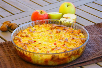 gratin de fruits ,gâteau