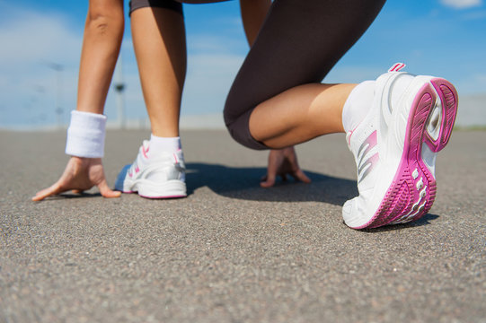Getting ready to run. © gstockstudio