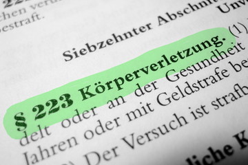 K&ouml;rperverletzung