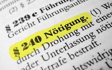 Nötigung