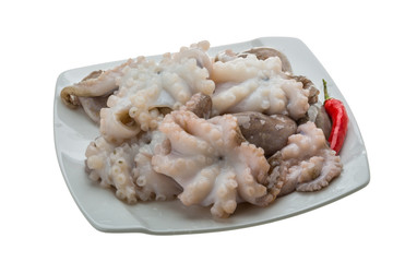 Raw octopus