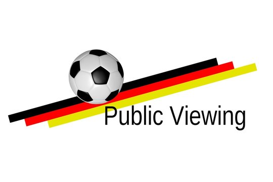 Public Viewing, Fußball