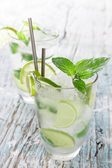 fresh mojito drink
