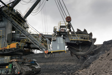 Fototapeta na wymiar Górnictwa węgla kamiennego