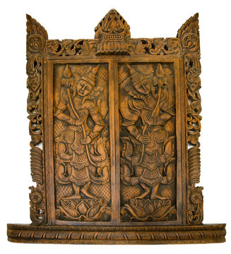 Wooden carved Thai Style