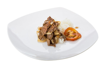 Beef with rice