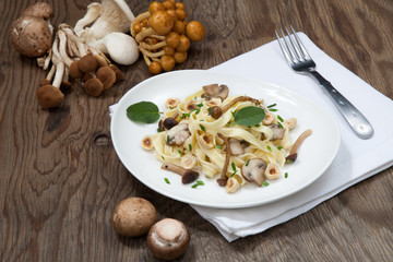 Wild Mushrooms Pasta