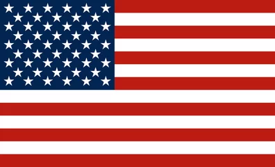 Fotobehang USA flag © ravennka