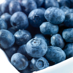 Blueberries for sale at a market stall
