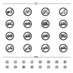 Traffic road sign.vector eps10