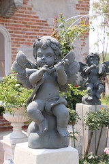 Cupid in a garden