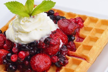 fruit wafel