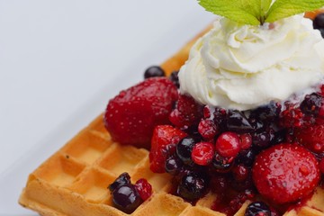 fruit wafel