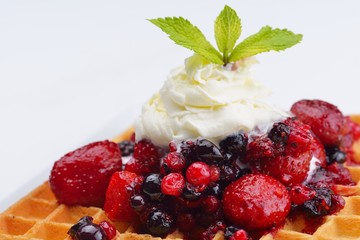fruit wafel