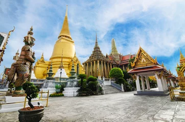 Rolgordijnen Tempel Wat Phra Kaew-tempel van de Smaragden Boeddha