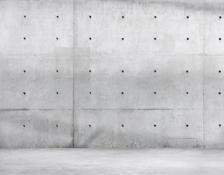 Concrete Wall And Cement Floor For Copy Space