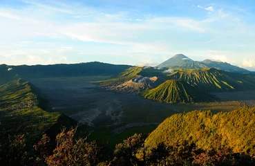 Zelfklevend Fotobehang Vulkaan Mount Bromo Volcano, Indonesia