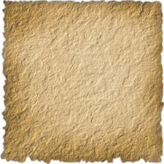 Blank vintage  paper isolated on white background