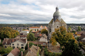 Fototapeta na wymiar Medieval village, Provins, France