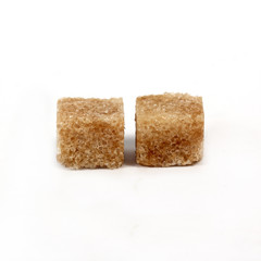Brown cane sugar cubes