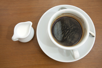 Coffee and milk