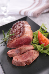 grilled duck breast