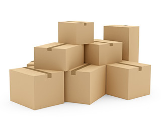 Cardboard boxes