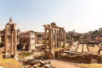 Obraz premium Roman Forum(Foro Romano) in Rome, Italy
