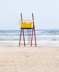 Observation tower for lifeguards