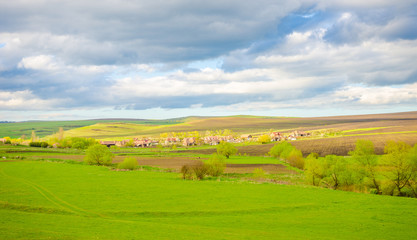 Rural romanian village