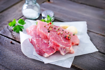 raw meat