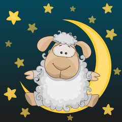 Sheep on the moon
