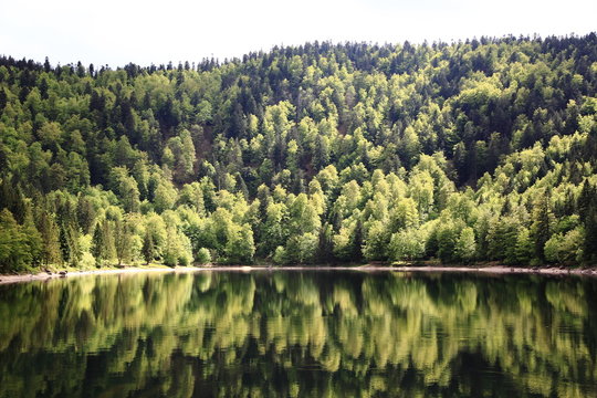 Lac des Corbeaux dans les Vosges