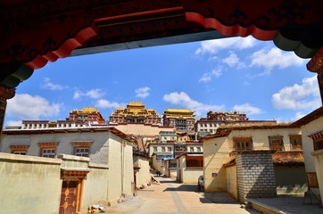Songzanlin - Tibetan Monastery in Shangrila, Yunnan, China 