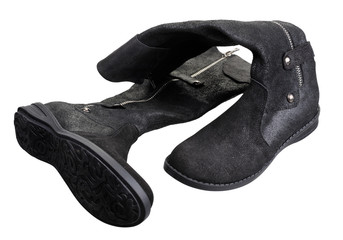 Women boots, isolated