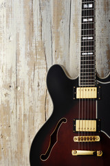 Obraz premium blues guitar book cover