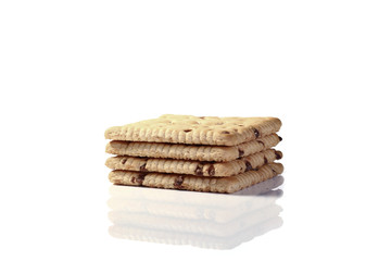 Schoko Butterkeks isoliert
