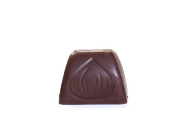 Praline schokolade isoliert
