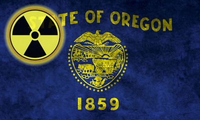 Fototapeta premium Flag of Oregon