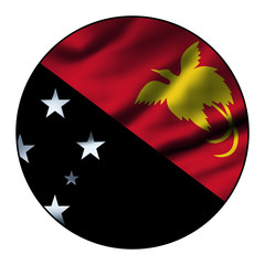 Flag in a round circle - Papau New Guinea